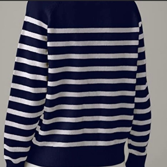 NWT-SUPRELOOK-STRIPED SWEATER-SIZE LARGE - Picture 6 of 6